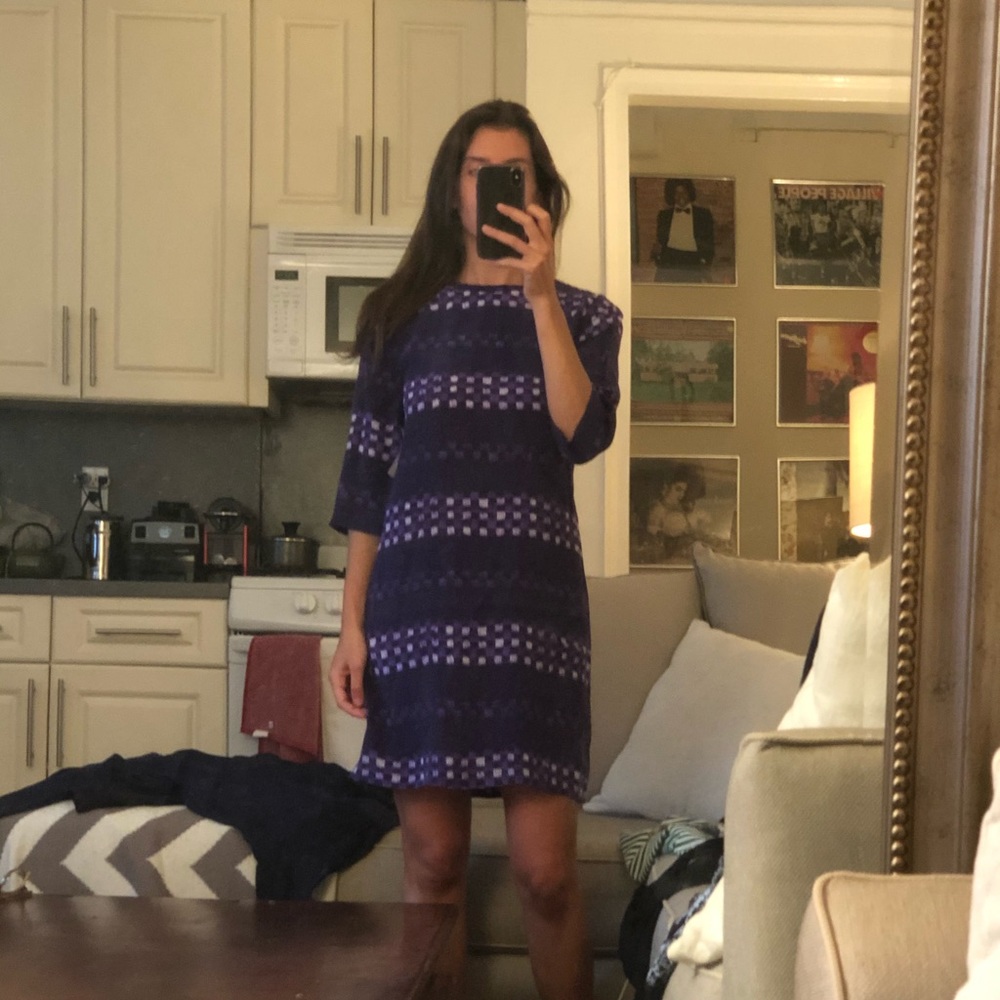 Equipment 100% Silk Tunic Dress